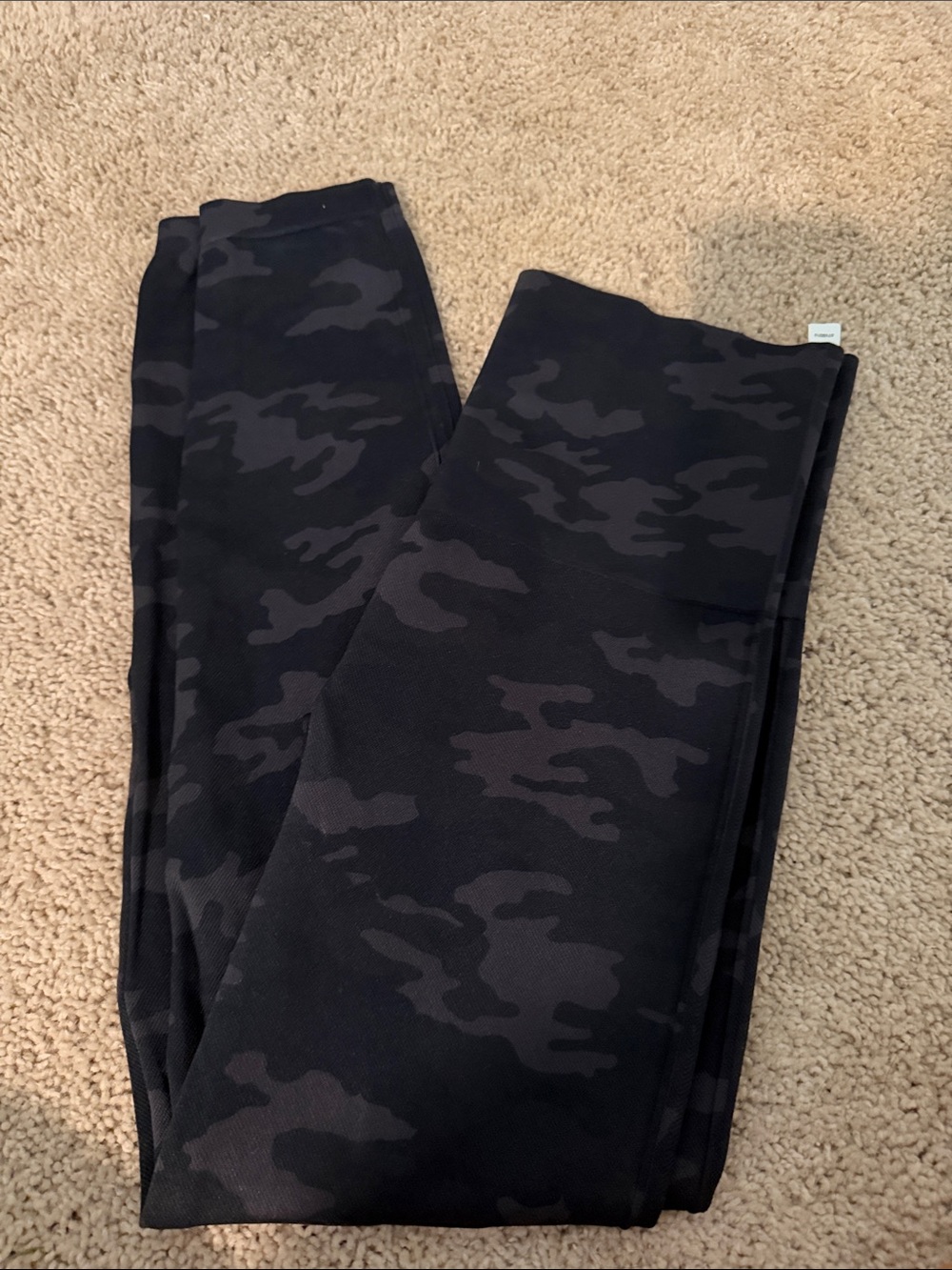 SPANX Girls Black Camo Leggings
